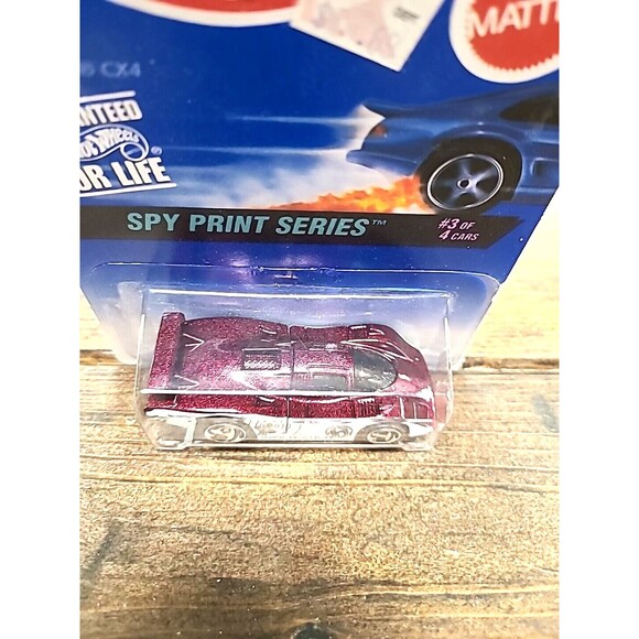 Vintage NEW NOS 1997 Hot Wheels #555 Sol-Aire CX4 Spy Print Series #3/4 - Picture 4 of 6